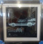 J.J.Adams signed limited edition print 'Back to the Future' , No 37/45