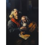 Robert Lenkiewicz (1941-2002), signed limited edition print No.463/585, 'Self Portrait with Self