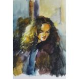 Robert Lenkiewicz (1941-2002), 'Study of Lisa', print (one of three copies made by the Armada