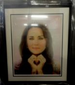 J.J.Adams signed limited edition print 'Kate', No 39/95