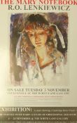 Robert Lenkiewicz (1941-2002), four exhibition posters including 'The Mary Notebook' paintings