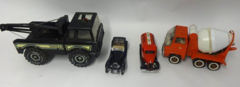 Two Tonka toys, other models, Matchbox lorry's etc