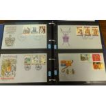 Five albums of mixed First Day Covers.