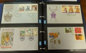 Five albums of mixed First Day Covers.