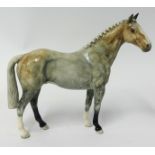 Royal Doulton mottled grey horse, 19cm