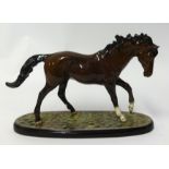 Royal Doulton horse on stand (faults)