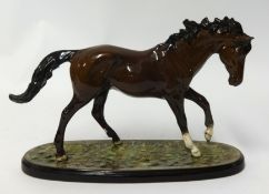 Royal Doulton horse on stand (faults)