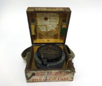 A Naval ships binnacle compass in original wood box