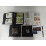 Various stamps including WWF album, Royal Mail first day cover album 1998, Royal Mail millennium