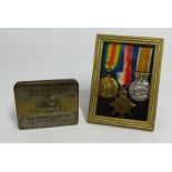 A trio of Great War medals awarded to 130043 W.H.MARTYN.CH.STO.R.N.