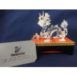 Swarovski Crystal Glass, 'Fabulous Creatures' The Dragon scs annual edition 1997 with stand.