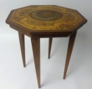Small inlaid table.