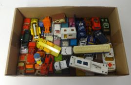 Matchbox, approx 35 diecast models and a box of assorted other models