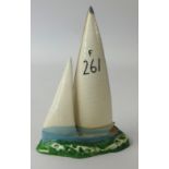 Beswick, model of a yacht impress No.0191.