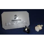 Swarovski Crystal Glass, Missy Mo miniature pearl and Missy Mo miniature jet black (2)