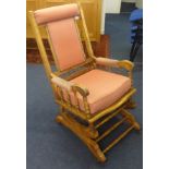 Edwardian rocking chair.