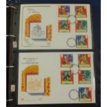 Four albums of mixed First Day Covers.