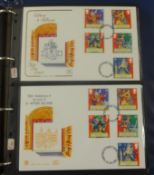Four albums of mixed First Day Covers.