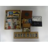 Collection of various cigarette cards, tea cards, playing cards, dominoes including Carrera's slip