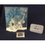 Swarovski, 'Wonders of The Sea, Eternity', sea turtle, with plaque, boxed.