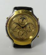 A gents Gucci chronograph wristwatch, with original box.