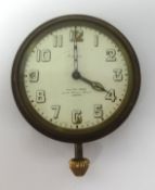 Walter Jones, London eight-day dashboard clock with keyless movement by the Octava Watch Company,