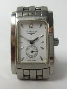 Longines, a ladies stainless steel wristwatch.