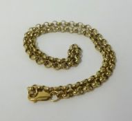 A 9ct gold necklace, approx 16.2gms.