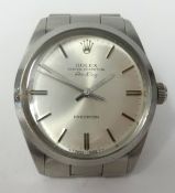 Rolex Air King, a gents stainless steel wristwatch, Oyster Perpetual.