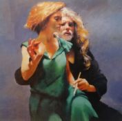 Robert Lenkiewicz (1941-2002) signed limited edition print 'Bella with the Painter',