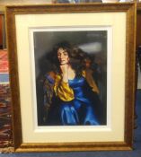 Robert Lenkiewicz (1941-2002) 'Karen Seated' Artist Proof, signed twice, limited edition number 4/
