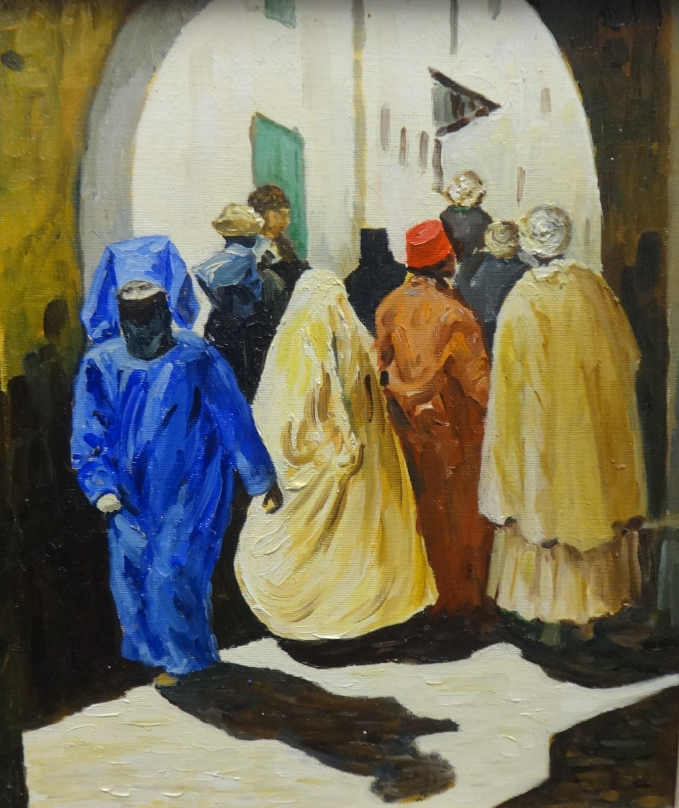 Lennox Manton, three paintings including 'David Street, Jerusalem 1950', signed verso, the largest - Image 3 of 3