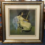 Robert Lenkiewicz (1941-2002) 'Esther Seated' Artist Proof, signed by the artist and Esther