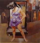 Robert Lenkiewicz (1941-2002) three small open prints including 'Anna', (3).