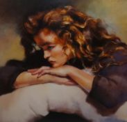 Robert Lenkiewicz (1941-2002) signed limited edition print 'Study of Lisa', number