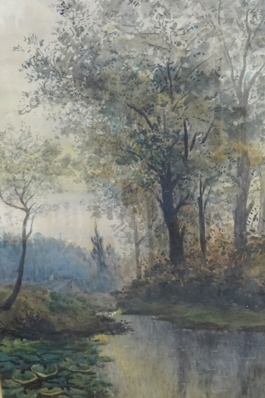 W.Pagget, a pair of watercolours, River Views, circa 1900, 44cm x 30cm.