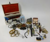 Various costume jewellery, general watches and other items..