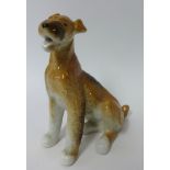 USSR porcelain model of a terrier dog, 19cm.
