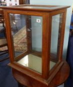 A table top display cabinet.
