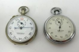 A Sekonda 15 jewel stop watch and a Armstrong stopwatch (2).