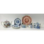 19th Century Masons ironstone teapot with Chinese decoration together with a collection of later
