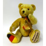 Hermann Teddy, golden mohair, Vereinigung 16", limited edition 4000, embroidered on foot 3 October