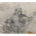 Robert Lenkiewicz (1941-2002), a small pencil sketch 'Mouse'.