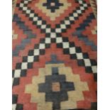 An old kilim rug.