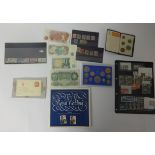 Mixed collection of general stamps and coins