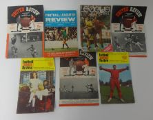 Collection of various football programmes including Plymouth Argyle and 1960's, 1950's seasons