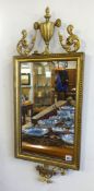 A 19th Century gilt framed and gesso mirror of Adam style.