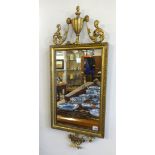 A 19th Century gilt framed and gesso mirror of Adam style.