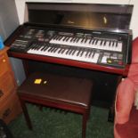 ELECTONE ELECTRIC ORGAN WITH STOOL