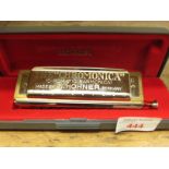 M.HOHNER CHROMONICA 260 HARMONICA IN CASE